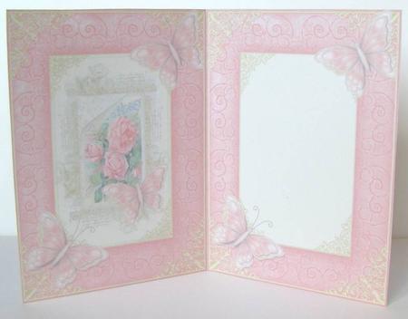 Vintage Seed Packet - Roses with Butterflies Insert by Margaret McCartney