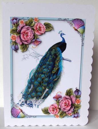 Majestic Enchanted Peacock by Margaret McCartney