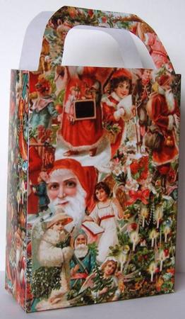 Vintage Christmas -gift Bag by Margaret McCartney