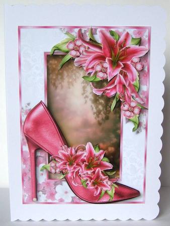 Pink Stiletto & Gorgeous Stargazer Lilies by Margaret McCartney