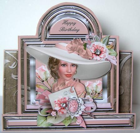 My Fair Lady - Circle Tope Stepper - Peaches & Cream by Margaret McCartney