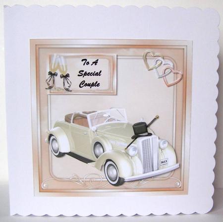 Vintage Wedding Car Mini Kit by Margaret McCartney