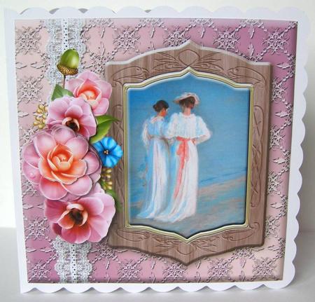 Walk on the Beach Vintage Art Mini Kit by Margaret McCartney