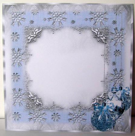 Insert to Compliment Christmas Ball Decorations by Margaret McCartney