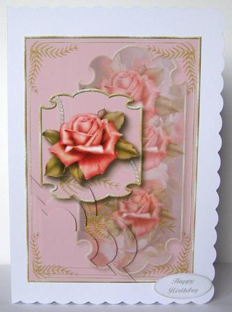 Majestic Orange Rose Corner Stacker Topper 2 by Margaret McCartney