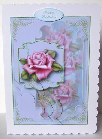 Majestic Lavender Rose Corner Stacker Topper 2 by Margaret McCartney