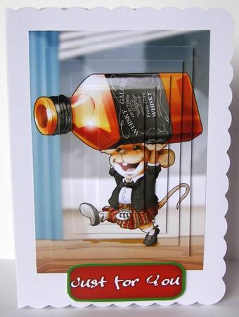 Scots Whisky Mouse! Pyramid by Margaret McCartney