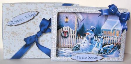 Jolly Snowmen 3D Frame Box Card Kit by Margaret McCartney