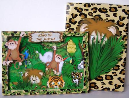 Animal Magic 3D Frame Box Card Kit by Margaret McCartney
