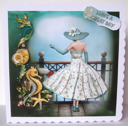 1950's Bon Voyage Lady Mini Kit by Margaret McCartney