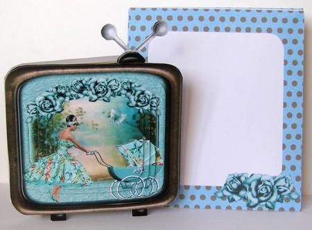 Wonderful Retro Tv Baby Boy by Margaret McCartney
