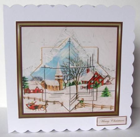 Church View from the Window Card by Margaret McCartney