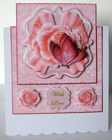 Over the Top Roses and Butterflie by Margaret McCartney