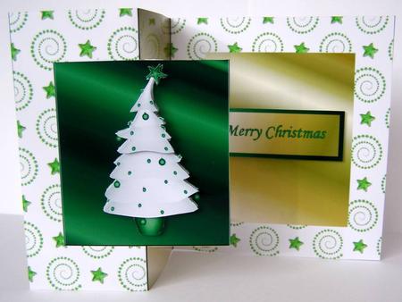 Christmas Tree Foldback by Margaret McCartney