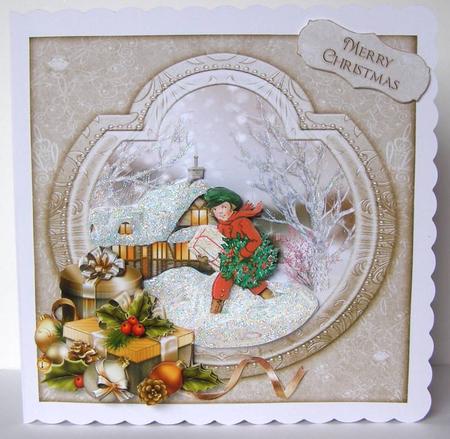Carrying Home the Christmas Tree Mini Kit by Margaret McCartney