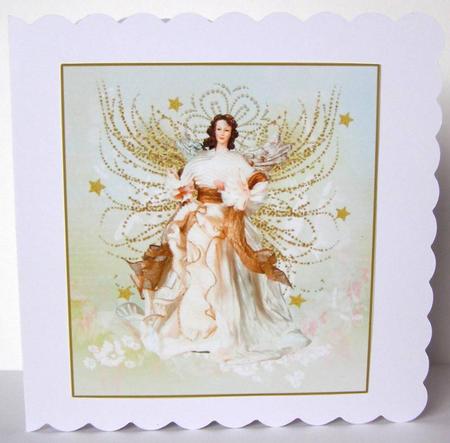 Angel of Christmas Joy Quick Topper & Insert & Verse by Margaret McCartney