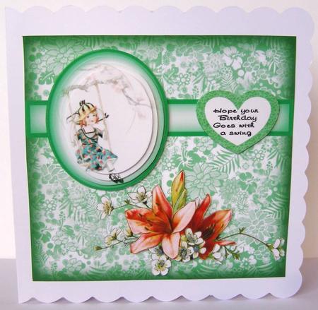 Swing Floral by Margaret McCartney