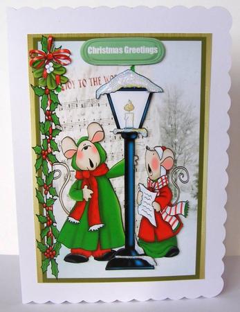 Joy to the World Christmas Mice by Margaret McCartney