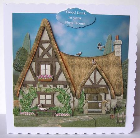 Dream Cottage 8x8 Decoupage Kit by Margaret McCartney
