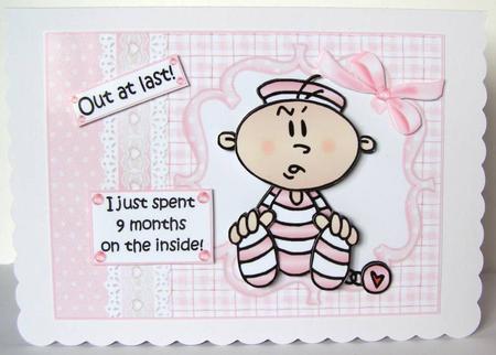 Out at Last New Baby Girl by Margaret McCartney