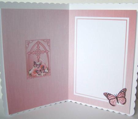 Fancy Cross Blooms & Butterfly Pyramid Matching Insert by Margaret McCartney