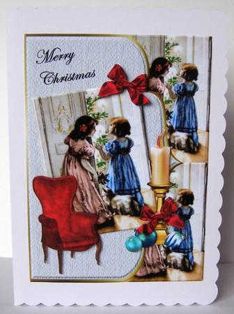 Scallop Vintage Christmas Morning by Margaret McCartney
