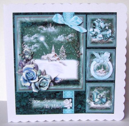Beautiful Church Scene Card Front Mini Kit by Margaret McCartney