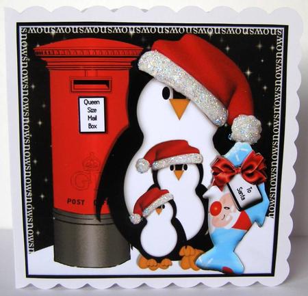 Queen Size Post Box . . . Emperor Size Penguin Mail by Margaret McCartney
