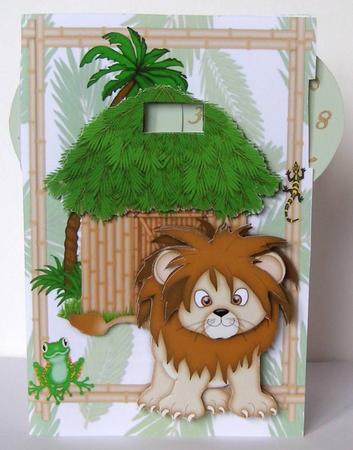 Jungle Birthday - Year Card by Margaret McCartney