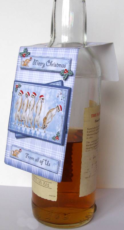 Who Stole the Wine-meerkat Bottle Tags by Margaret McCartney