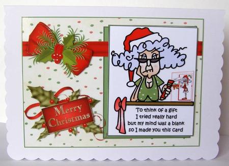Stella Made You a Christmas Card Quick Card by Margaret McCartney