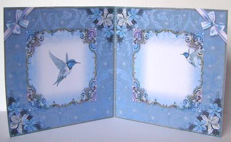 Winterfall Forest Blank Insert by Margaret McCartney