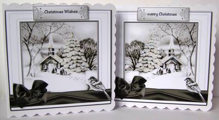 Christmas Black & White by Margaret McCartney