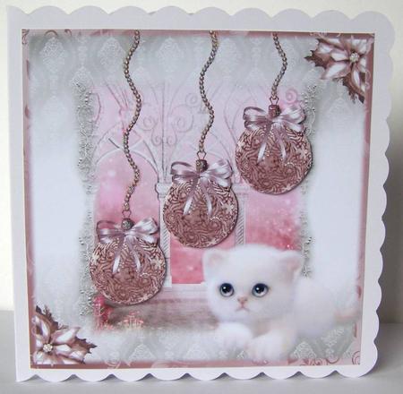 Gorgeous Kitten and the Pink Baubles by Margaret McCartney