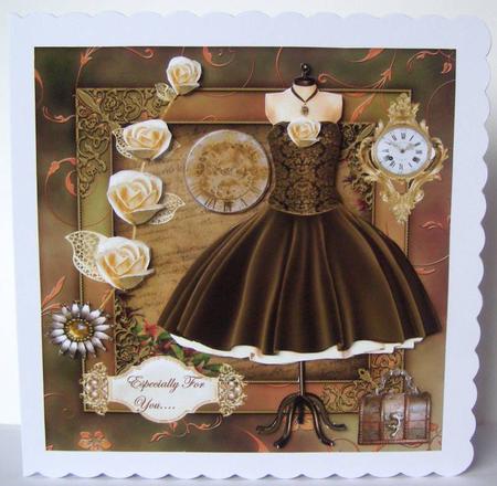 Mini Kit Dress to Impress in Brown by Margaret McCartney