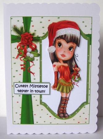 Cutest Mistletoe Tester Daughter by Margaret McCartney