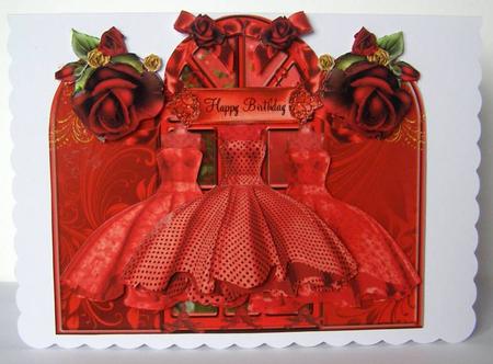 The Red Boutique Window Shaped Topper by Margaret McCartney