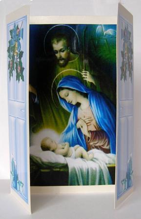 Beautiful Religious Christmas Gatefold by Margaret McCartney