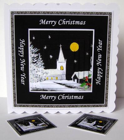 A Snowy Moonlit Night Mini Kit by Margaret McCartney