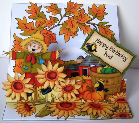 Smiling Scarecrow 2 Easel Kit by Margaret McCartney