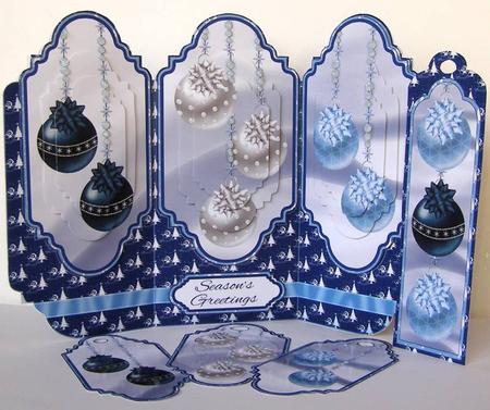 3 Panel Screen Christmas Card Kit by Margaret McCartney