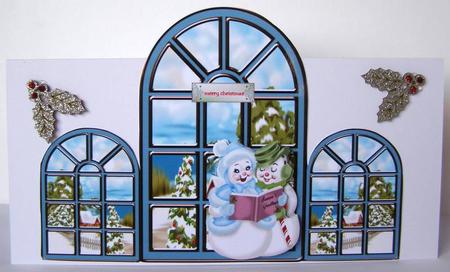 Christmas Window 9 by Margaret McCartney