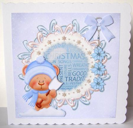 Christmas Teddie by Margaret McCartney