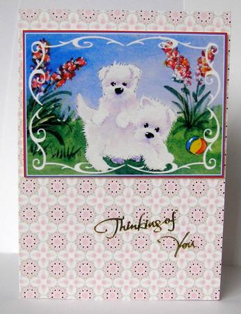 Pink Angel Teddy Backing Paper 2 Mix N Match by Margaret McCartney