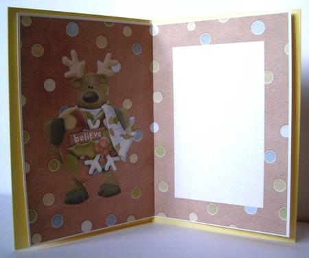 Reindeer Believe! Card Insert by Margaret McCartney