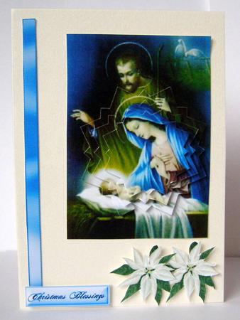 Beautiful Nativity Star Pyramids by Margaret McCartney