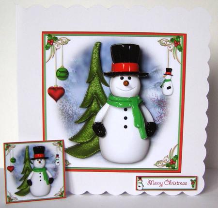 Christmas Snowman by Margaret McCartney