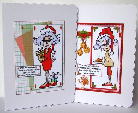 Seleltion of Four Stella Christmas Toppers 3 by Margaret McCartney