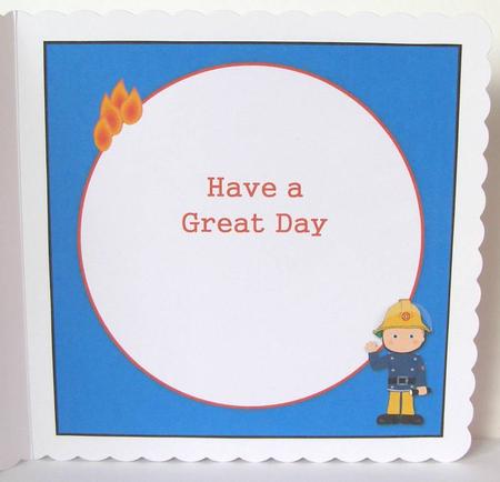 Insert for Fireman Fred Mini Kit by Margaret McCartney