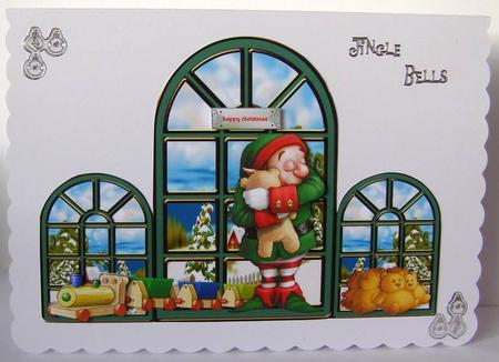 Christmas Window 8 by Margaret McCartney